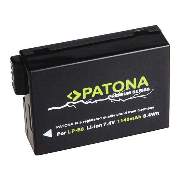 Patona PREMIUM accu Canon LP-E8 compatible