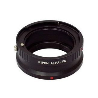 KIPON adapter voor ALPA lens op een Fuji X mount camera