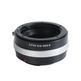 KIPON adapter voor Nikon G lens op een Canon EOS M mount camera