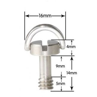 1/4" schroef voor snelkoppelingsplaat - type E