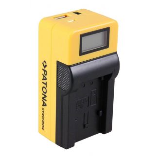 Patona 4 in 1 accu lader voor Canon BP-511