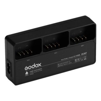 Godox V1 (VB26) lader voor 3 accu's